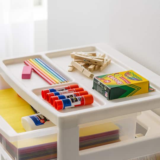 IRIS 13" Clear Tabletop Storage Drawers